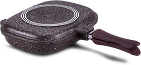 Impex Die cast Aluminium double grill pan - Ruby 2824 (grill pan)