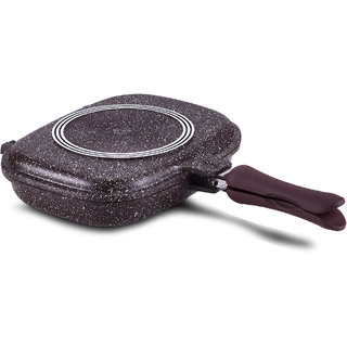 Impex Die cast Aluminium double grill pan - Ruby 2824 (grill pan)