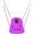 suraj baby purple color full size plastic swing(jhula) for your kids se-sj-10