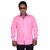 Sampark Casual Touch Pink 100 cotton full sleeve shirt
