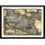 Tallenge - Decorative Vintage World Map - Maris Pacifici - Abraham Ortelius - 1589 - Medium Size Ready To Hang Framed Digital Art Print On Photographic Paper For Home And Office Decor (13x18 Inches)
