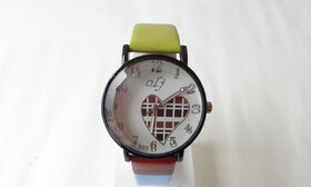 FRESHINGS - Trendy Wrist Watch with Attractive Strap and Dial(FKWAT-43)