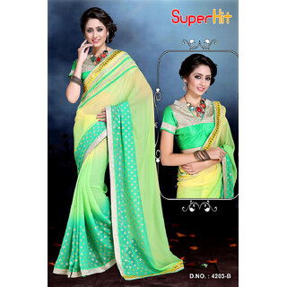                       Super Hit Hand Wash Normal Saree SH-009.                                              
