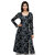 Tanu Singhvi Alluring Black Georgette A-line Self Design Designer Kurti