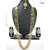 One Side Big Brooch Long Necklace Set