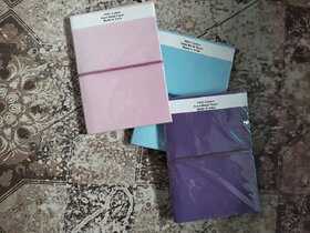 Soft Cover Plain Recycled Handmade Paper Diary With Ruled Paper