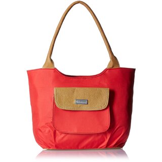 Devine Womens synthetic leather Handbag (Red) (fnb-115)