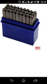 Letter punch set of 27 pcs 3 mm