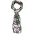 White Base Floral Print Stole For Girls By Slover