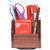 Onlineshoppee Wooden Revolving Pen Stand Office Stationery Holder
