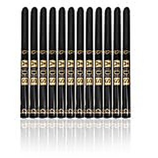 ADS Perfect Eyeliner Waterproof Free Liner  Rubber Band-12pcs Black