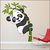 Eja Art Baby Panda Covering Vinyl Multicolor Wall Sticker 120 x 95 Cms