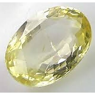 8.25 ratti Jupiter or This is pukraj stone yellow sapphire stone,genuine yellow