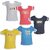 Combo of 5 Multicolor Hosiry Boys T-Shirts by Shreeji Garments
