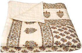 Shoppingatara  Jaipuri Single Bed Pure Cotton Quilt Rajai RAZAI