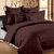 Ahmedabad Cotton Premium Sateen Weave Single Size Striped Bedsheet With 1 Pillow Cover
