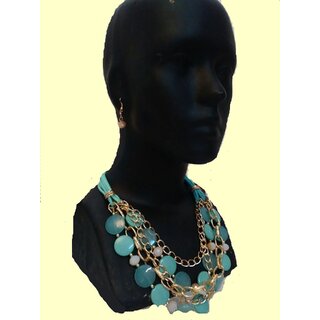                       Pretty Blue Stone necklace                                              