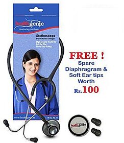 Healthgenie Doctors Dual Al Stethoscope DELUXE HG-203G (Grey)