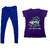 IndiWeaves Pack of 2 Multicolor PrintedRound Neck Tshirts