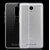 PREMIUM TRANSPARENT RUBBERISED BACK COVER FOR REDMI NOTE 3
