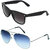 Zyaden Combo of Wayfarer Sunglasses  Aviator Sunglasses (Combo-8)