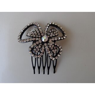                       FRESHINGS - Beautiful Flower Shaped Studded Hair Comb (FHA-2)                                              
