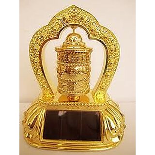 XJU-Car Solar Energy Prayer Wheel, Tibetan Tibet Buddhist Solar Energy Prayer Wheel For Car Interior Decoration 0905 - View #5