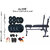 .WEIGHT LIFTING HOME GYM 40 KG+INC/DEC/FLAT BENCH+4 RODS(1 ZIG ZAG)+ACCESSORIES