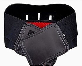 Importikah 2-in-1 Spinal Waist Support Gym Belt with Tourmaline Magnetic Therapy