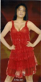 Sexy Babydoll Slip  Panty Seductive Nighty Bed Fun Red Cami Gift Bridal Sheer