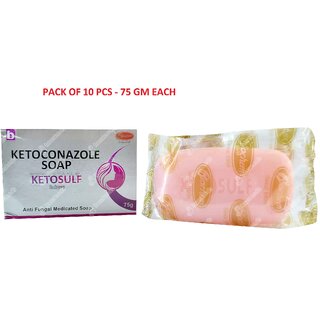 Ketosulf Anti Fungal Soap (set of 10 pcs.) 75 gm Each