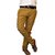 Men's Slim Fit Solid Linen Blend Khaki Color Trouser