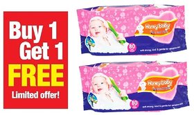 Baby Wipes 80 pcs each (Buy 1 Get 1 Free)