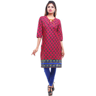                       Gloi pink kurti.                                              