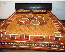 Snaganeri Print Jaipuri Bedsheet double bed