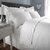 Ahmedabad Cotton 350 Tc Premium Sateen Striped Sparkling White King Size Bedsheet With 2 Pillow Covers (9Ft X 9Ft)