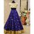 Blue Embrodiary Work Banglory Silk Bollywood Style Lehenga Choli With Blouse