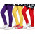 Indiweaves Girls Super Soft Cotton Leggings Combo 3-(714020704-IW)