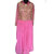 Just Out Of The Cocoon Western Wear Georgette Silk Baby Pink Gown