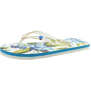 Fizik Women s Green White Flip Flops