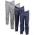 Indiweaves Men's Rayon Formal Trousers (Pack of 4)_Gray::Gray::Gray::Gray_Size: 30
