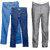 Indiweaves Men's 2 Tullis Denim Jeans and 1 Rayon Formal Trouser (Pack of 2 Jeans and 1 Trouser)_Gray::Blue_Size: 30