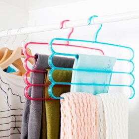 Kudos Multi-functional Multilayer Scarf Hangers Solid Adult child Clothes tree coat shelf Belt racks Stand Organizer