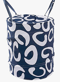 Kudos Multi color Attractive Round Shape Fold able Small Laundry Bag - ( pack of 1 )