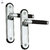 ATOM MZ1 Black CP Door Handle Set with Double Action Lock 3 Keys