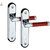 ATOM MZ1 Rose Mortice door handle set with Double Action Mortice Lock 3 Keys