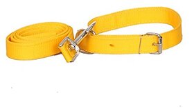 PETHUB High Quality and Standard Collar And Leash -Large-Yellow