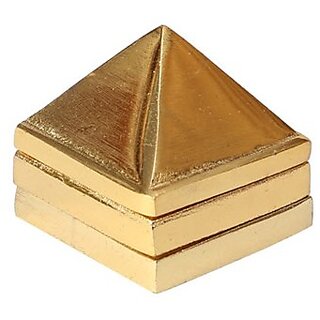 Gold Plated Metal 81 Vastu Pyramid yantra