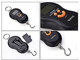 50Kg Digital Kitchen Weighing Scale / Luggage Hanging Weight Scale + Temperature  ( pack of 1 )
