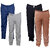 Indiweaves Mens 2 Rayon Formal Trousers and 2 Lower/Track Pants Combo Offer (Pack of 4)_Blue::Gray::Gray::Brown_Size: 38 Lower- Free Size